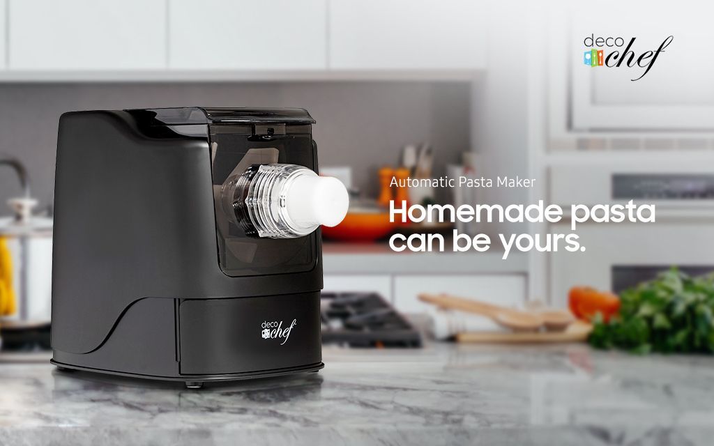 BUYDIG's tweet photo. Homemade pasta can be yours with the #DecoChef Automatic Pasta Maker – mix, knead, and extrude up to 1 pound of pasta in just 15 minutes https://t.co/8yRnI6AXmi #pastamaker https://t.co/q9q0DcJCXB