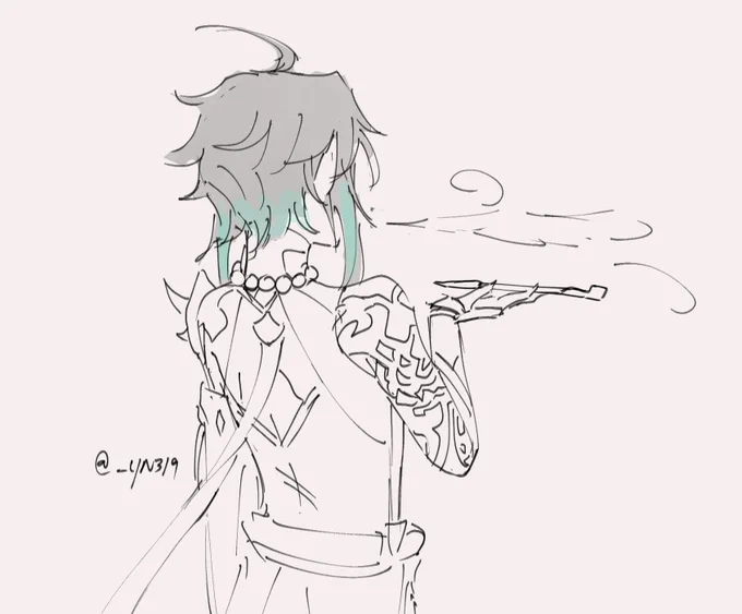 xiao smokes..?

#GenshinImpact  #原神 #xiao #aether #XiaoAether 
