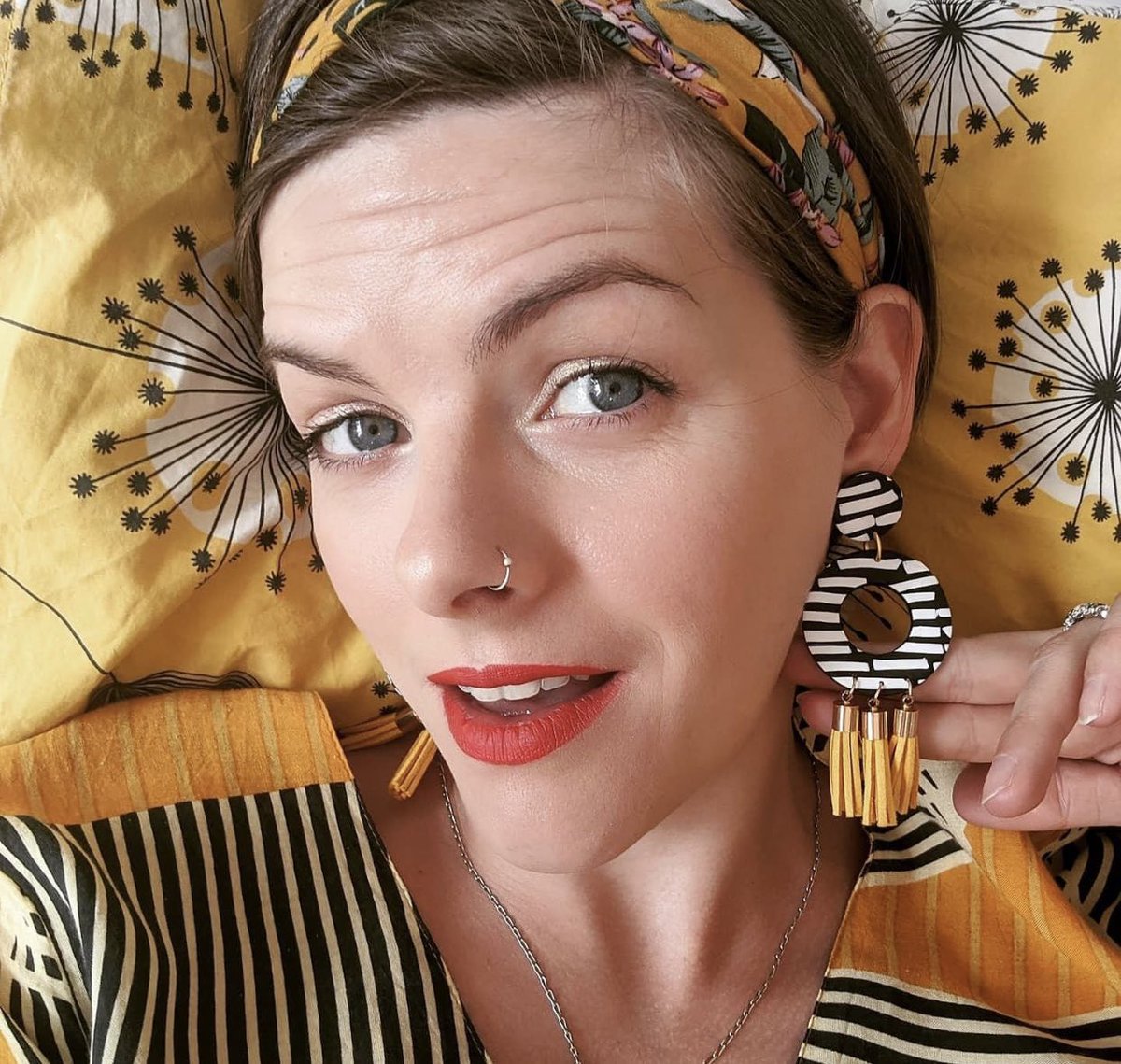 AVAILABLE AUGUST 15th - Helsinki Hand Made Large Tassel Earrings https://t.co/MqG7zs4omI https://t.co/RFmfVYXfBB