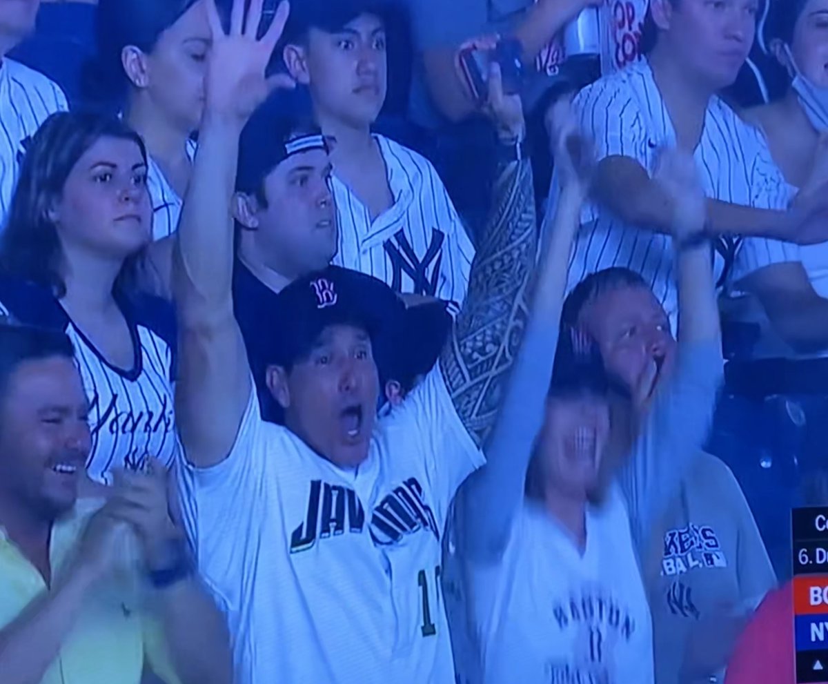 The 300s on X: Probably even more impressive than Jarren Duran's first hit  is the fact that his dad looks line the coolest dude in town. Father-son  matching sleeve tattoos. #RedSox #Yankees