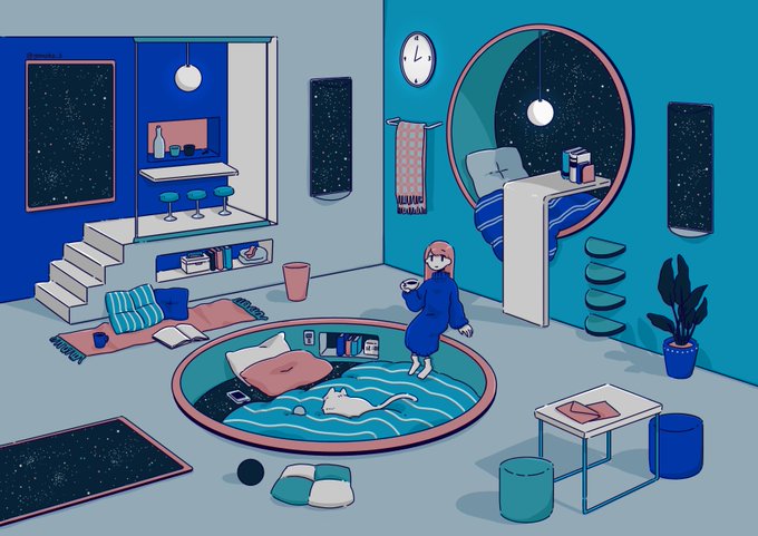 #一次創作絵師拡散フェス01
夜は時間の流れが遅くなる🌙 