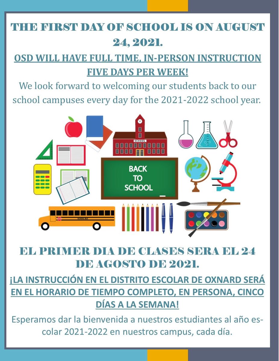 2021-2022 school year news!