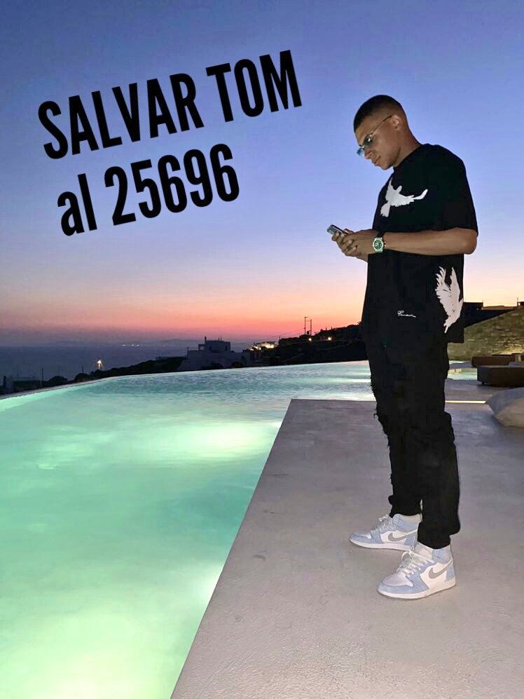 MpasionR's tweet photo. Mi amigo @KMbappe hace un hueco en sus vacaciones para poder votar a Tom. 🥰🥰🥰 Es un amor, lo sé. Quiere que se salve su compatriota. 🇫🇷 Seguid su ejemplo y votar: SALVAR TOM al 25696. #Supervivientes18J #APOYOROCIO18J https://t.co/oK16DL2fpJ
