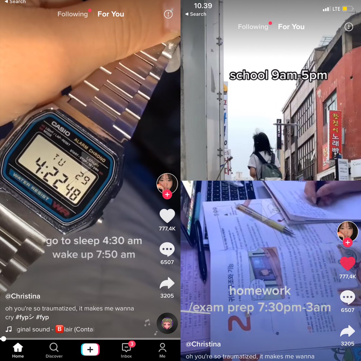 Sch! Liat di tiktok, anak sma korea 😭, ngerjain pr dari 7.30 pm - 3 am!?