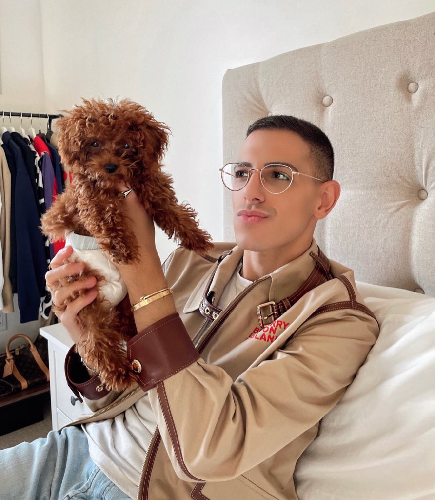 rondejohn's tweet photo. Introducing my new fur baby girl… CLEO! 🐶🤍🦴🍼 https://t.co/DrB7MtV3Pp