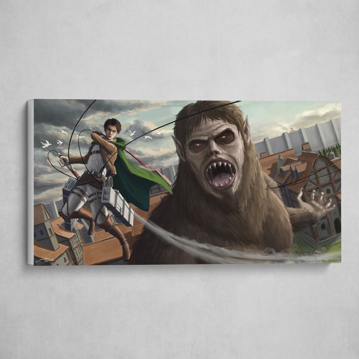 artropod_'s tweet photo. In case u wanna buy my art prints,
here's already available on Shopee for Indonesia and Artstation print for shipping worldwide.

#art #artprints #painting #anime #AttackOnTitan  #AttackonTitanFinalSeason #fanart #illustration #leviackerman #EREN #MikasaAckerman #arminarlert https://t.co/tg9LcIfbDz