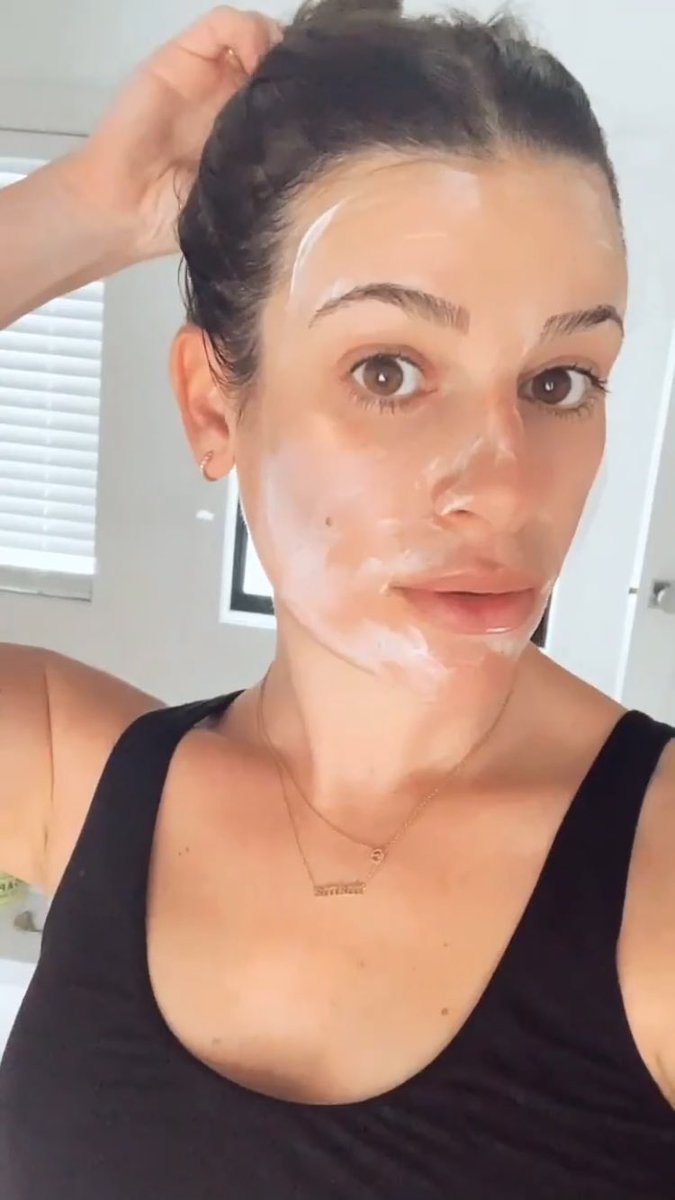 I am done bathing I just put my face mask on