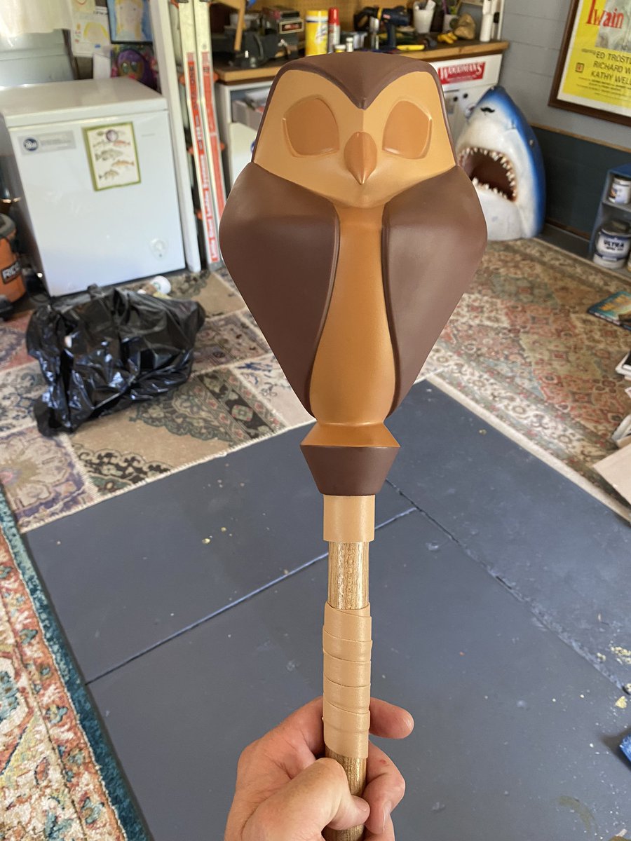 The leather straps aren’t exactly right re the real Owl House staff but I f...