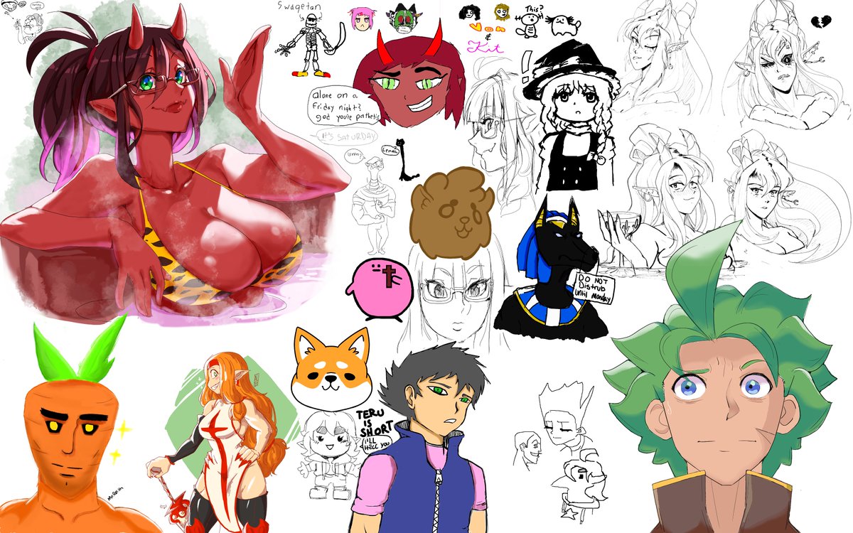The drawing board finished, it was fun drawing with everyone, thanks for joining the stream! 