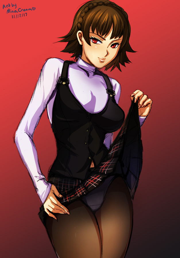 #302 Makoto Niijima (Persona 5). pic.twitter.com/mVZqobNx30. 