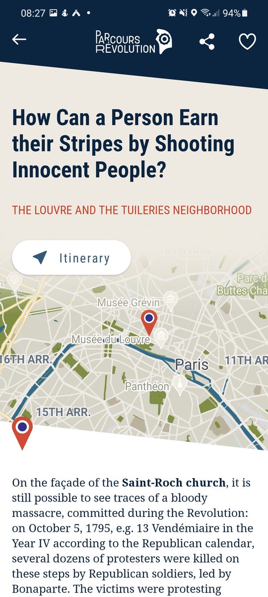 The new Parcours Revolution app is a great way to explore revolutionary Paris, street by street and story by story.