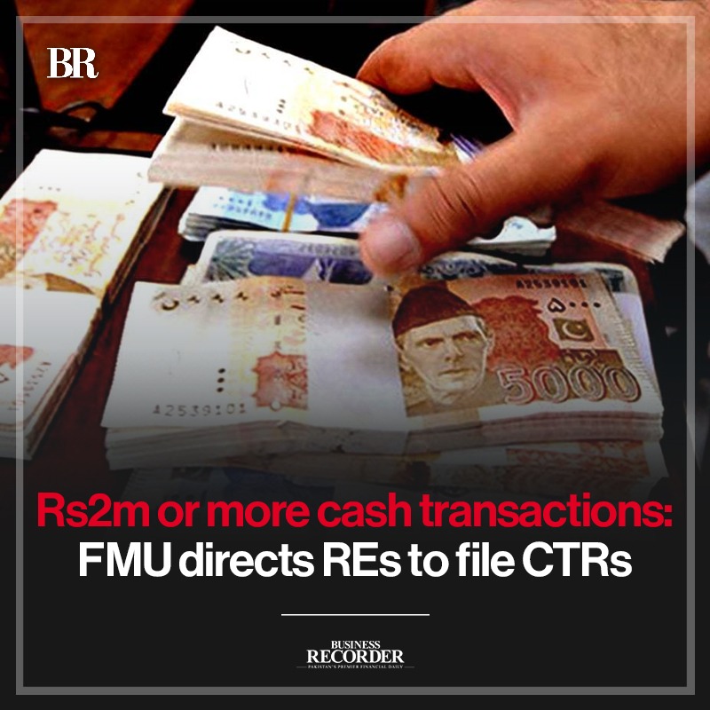 brecordernews's tweet image. The FMU has issued guidelines on filing of Currency Transaction Reports for the Reporting Entities including designated non-financial businesses and professions (DNFBPs) covering real estate agents, including builders etc
brecorder.com/news/40107928/…

#transaction #FinancialMonitoring