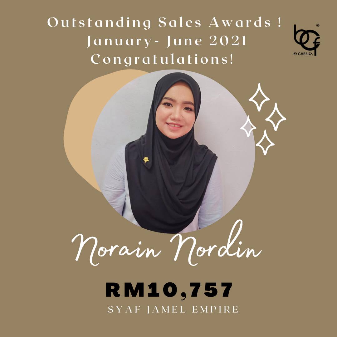 SyafirahJamel's tweet photo. Top Achiever Sale Jan-June team #SyafJamelEmpire. 

Im so proud ada anak² team yang sentiasa bersemangat. Bukan senang ye, mereka struggle for this lagi² dikala pendemik yang tak pernah habis ni. 

Tahniah uols! https://t.co/gLEqMmncI9