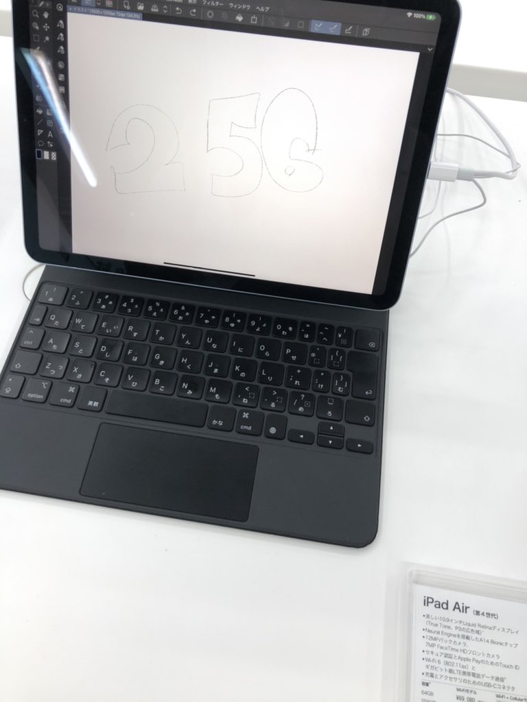 本体価格は256Gで八万着だけどペンとかキーボード買ったら余裕で10万超えるね 