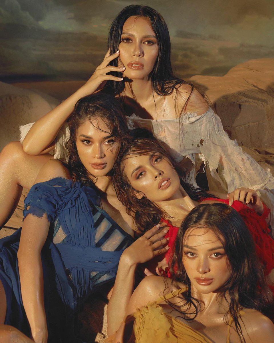ampolista's tweet photo. Name an iconic group. 🤍💙❤️💛
Big 4 Filipina Queens 🇵🇭
@PiaWurtzbach Miss Universe 2015
@meganbata Miss World 2013
@KylieVerzosa Miss International 2016
#AngeliaOng Miss Earth 2015
#HarpersBazaarVietnam #BazaarVN #Big4 #PhilippinesPowerhouse https://t.co/DmLLmKNSHC