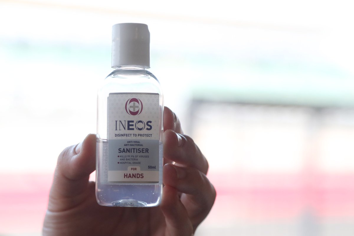 SilverstoneUK's tweet photo. Helping keep the fans safe this weekend at Silverstone ❤️️
Thanks @INEOSHygienics 💪
https://t.co/BVVqrYIQyv
#INEOSconfidence #INEOSF1 #BritishGP https://t.co/bylqPTTVEr