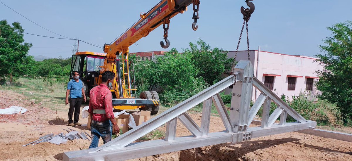 pssircivil's tweet photo. Learning the process of installation and demo of Plate load test at Engineering College Ajmer. Advanced Geotechnical lab developed under @TeqipN (TEQIP-III) Project. Thankful to @EduMinOfIndia @PMOIndia @narendramodi @narendramodi_in @dpradhanbjp https://t.co/jvy4GIqzZt