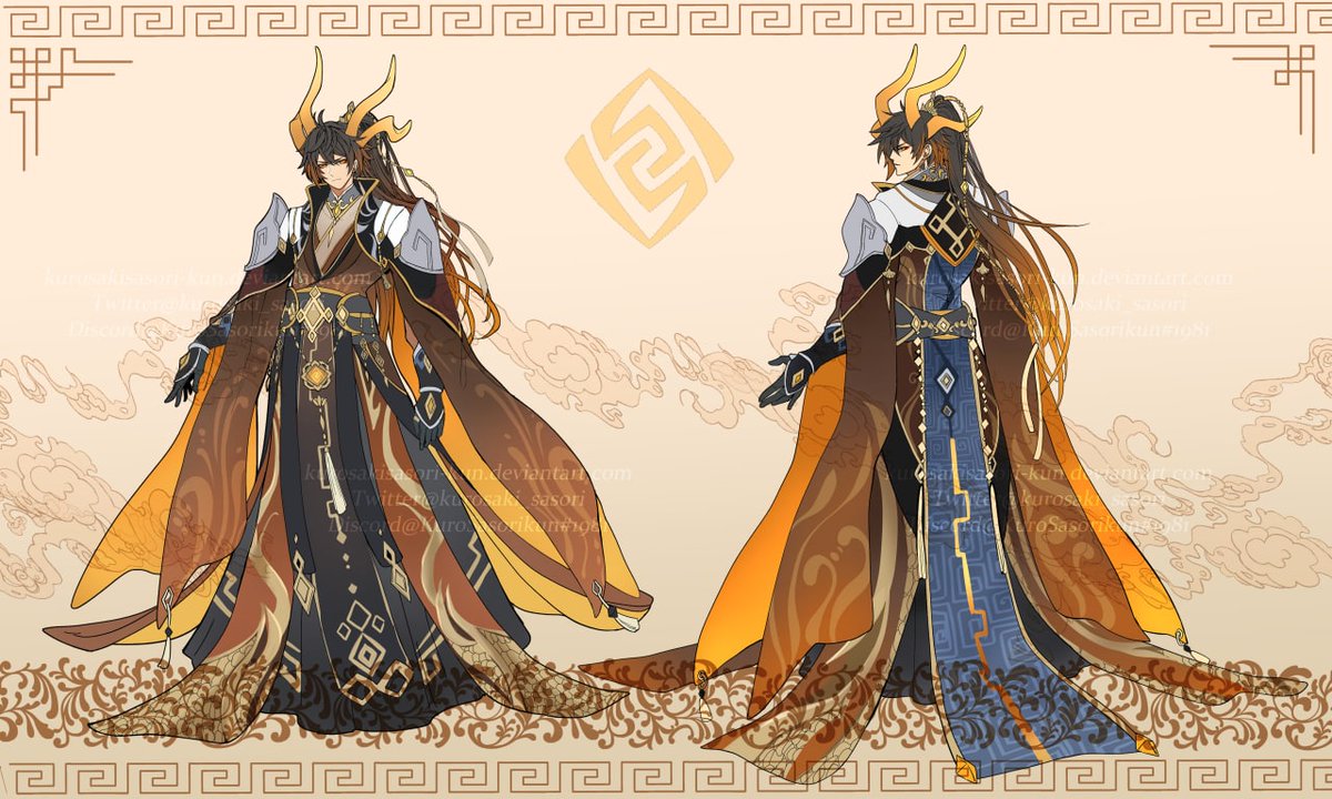 kurosaki_sasori's tweet photo. Genshin Impact traditional clothes
Zhongli/RexLapis/Morax ~ Ningguang https://t.co/1zBTOWfL4z