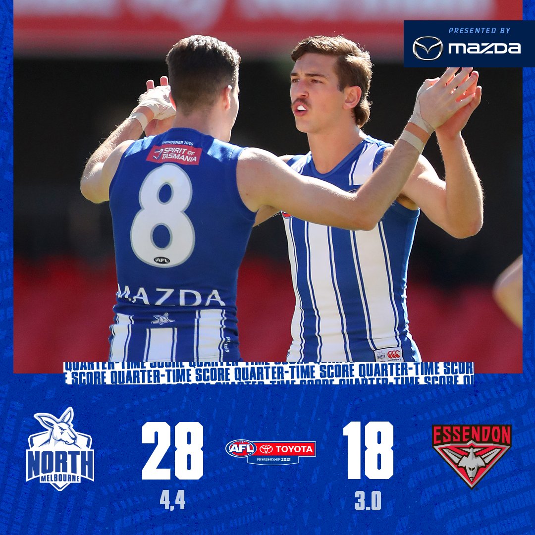NMFCOfficial's tweet photo. Plenty to like about that first term 🔥

Keep it up, boys! 

#AFLNorthDons https://t.co/wzCsofgxk8