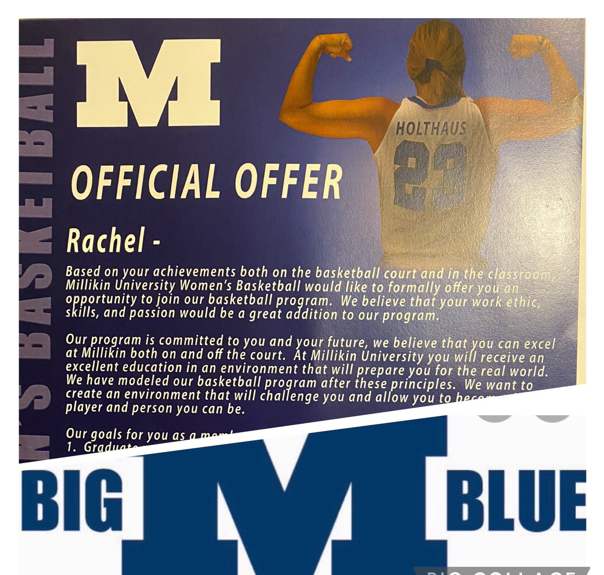 Very blessed and grateful to have received an official offer from <a href="/MillikinWBB/">Millikin University WBB</a> !! Thanks to coach <a href="/OliviaLett23/">Olivia Birt</a> and <a href="/tdrobertson_/">Tim Robertson</a> for believing I CAN!