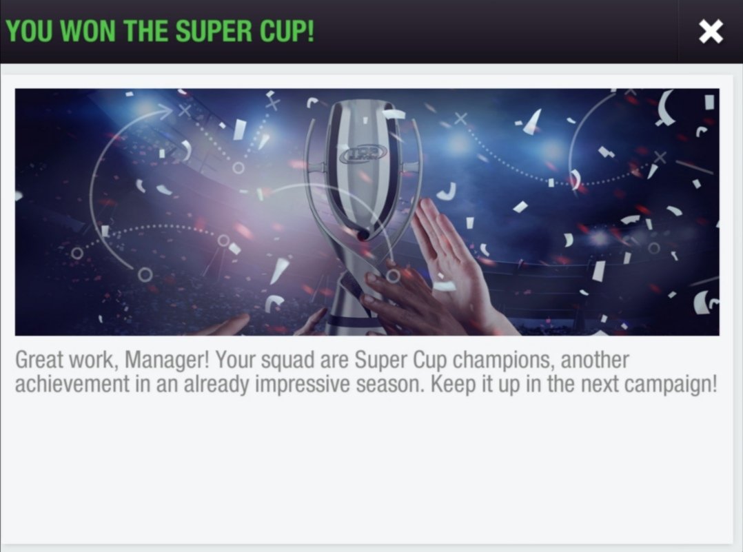 Titanium__FC's tweet photo. Our FIRST EVER SUPER CUP! And we won, no surprise there. 💪 GG Tdot FC, but we were Champion League champs going into this! Celebrations in the streets of Toronto tomorrow! 🥳🥳 #TopEleven #TitaniumFC https://t.co/wFpiUWFRbx