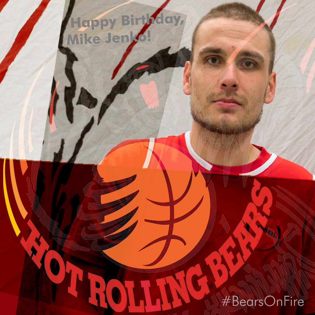 Alles Gute unserer 26 – Mike Jenko zum heutigen Geburtstag! #HotRollingBears #BearsBirthdayReminder 🏀😎💪