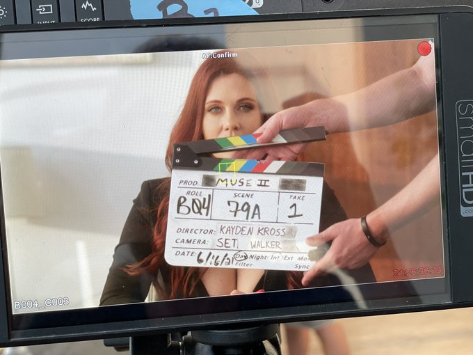 MUSE 2 IS A WRAP! 🎬  ✔️ 12 day shoot ✔️ 750 lines of dialogue for my character alone ✔️ 75 page script