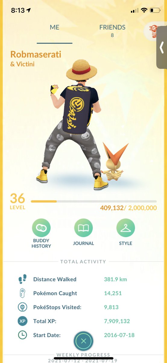 robbed81's tweet image. Day one completed! #PokemonGOFest2021