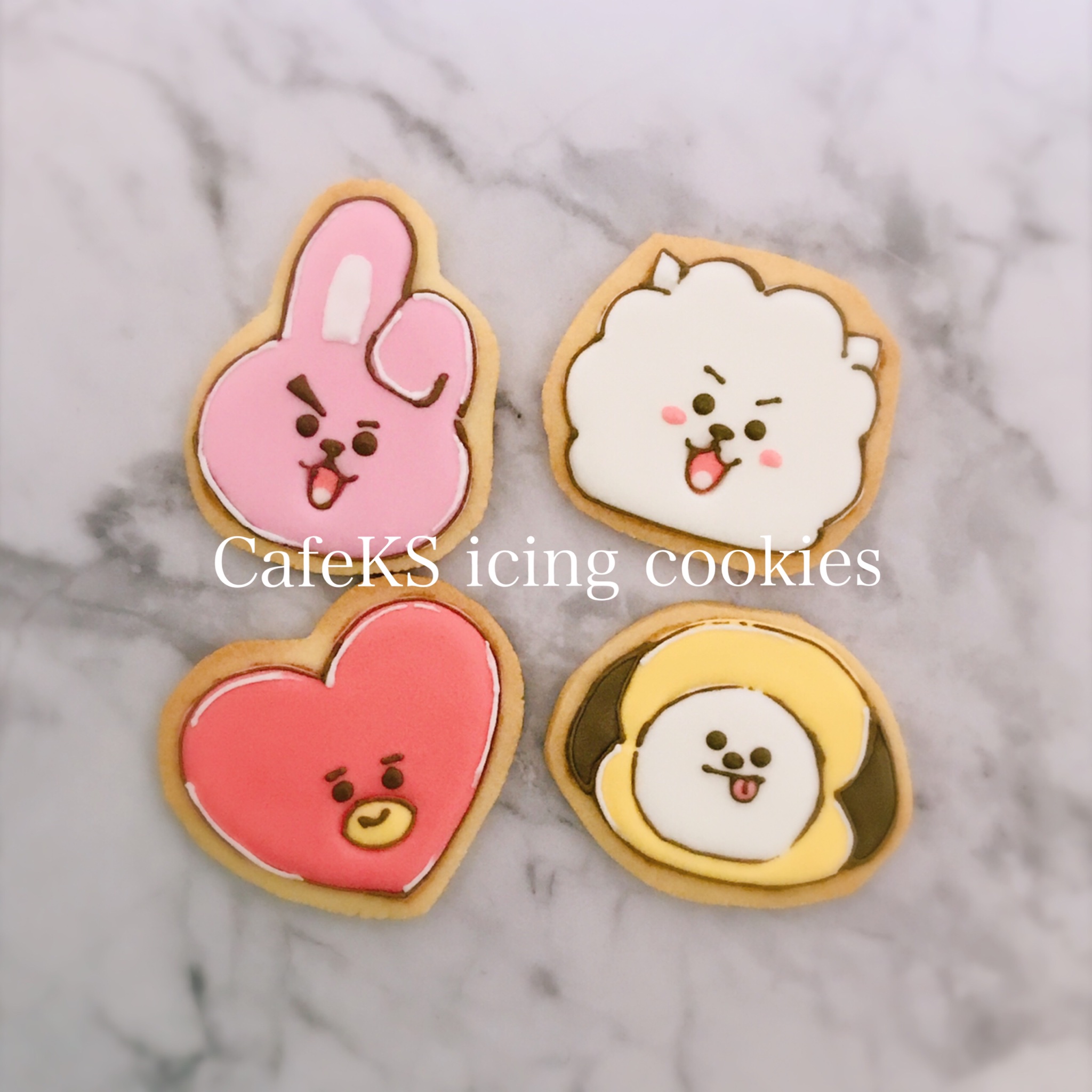 Etsuko クックパッドアンバサダー 朝ごはんブロガー アイシングクッキー講師 Btsですよねー Bts 防弾少年団 アイシングクッキー キャラクター キャラクタークッキー ペインティング 手作り料理 グク ジミン タタ T Co Gfon0jlrbh