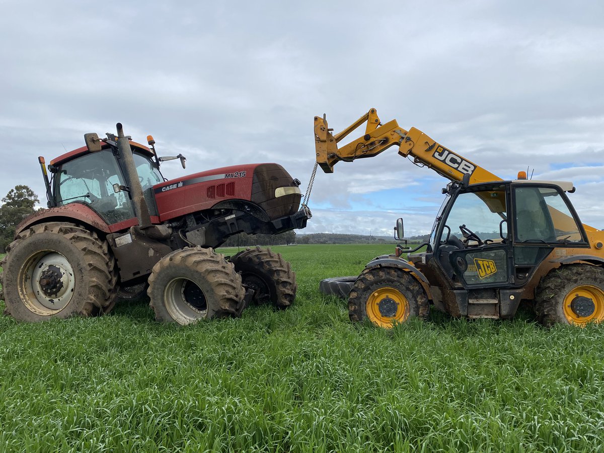 Tractor and diff lost Bluetooth connection. Lucky I’d just turned and was only going 15ks rather than 50 down the road.
