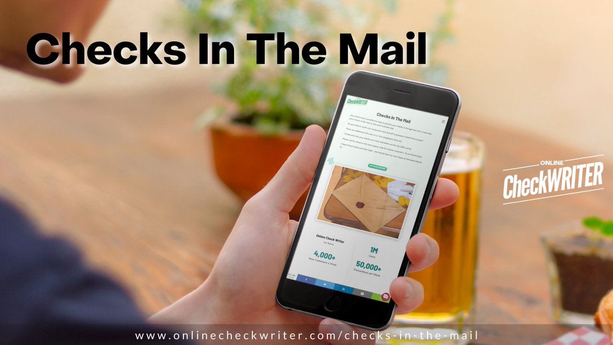 webcheckwriter's tweet image. onlinecheckwriter.com/checks-in-the-…

Create customized checks with OnlineCheckWriter and mail them to us. We will print them at our facility and mail them to your payee on the same business day for less than $1.

#ChecksInTheMail #CheckMailingService #SendingChecksByMail