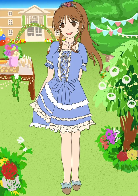 藍子ちゃん!べた塗りまでできた😃
そしてジェスチャードローイングと魔王練習帳😃
#GESDRAWParty #じぇすどろパーティ
#魔王練習帳 