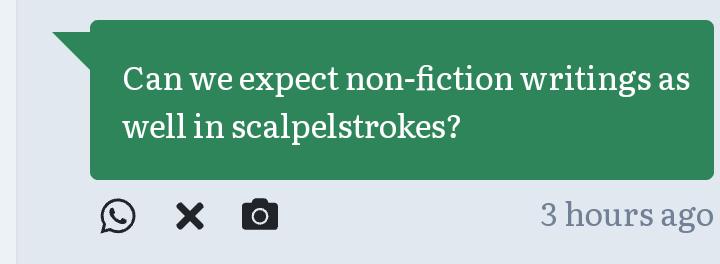 scalpeltalks's tweet image. Oh yes..a couple of them are coming through soon.Stay tuned!
#secretquestion