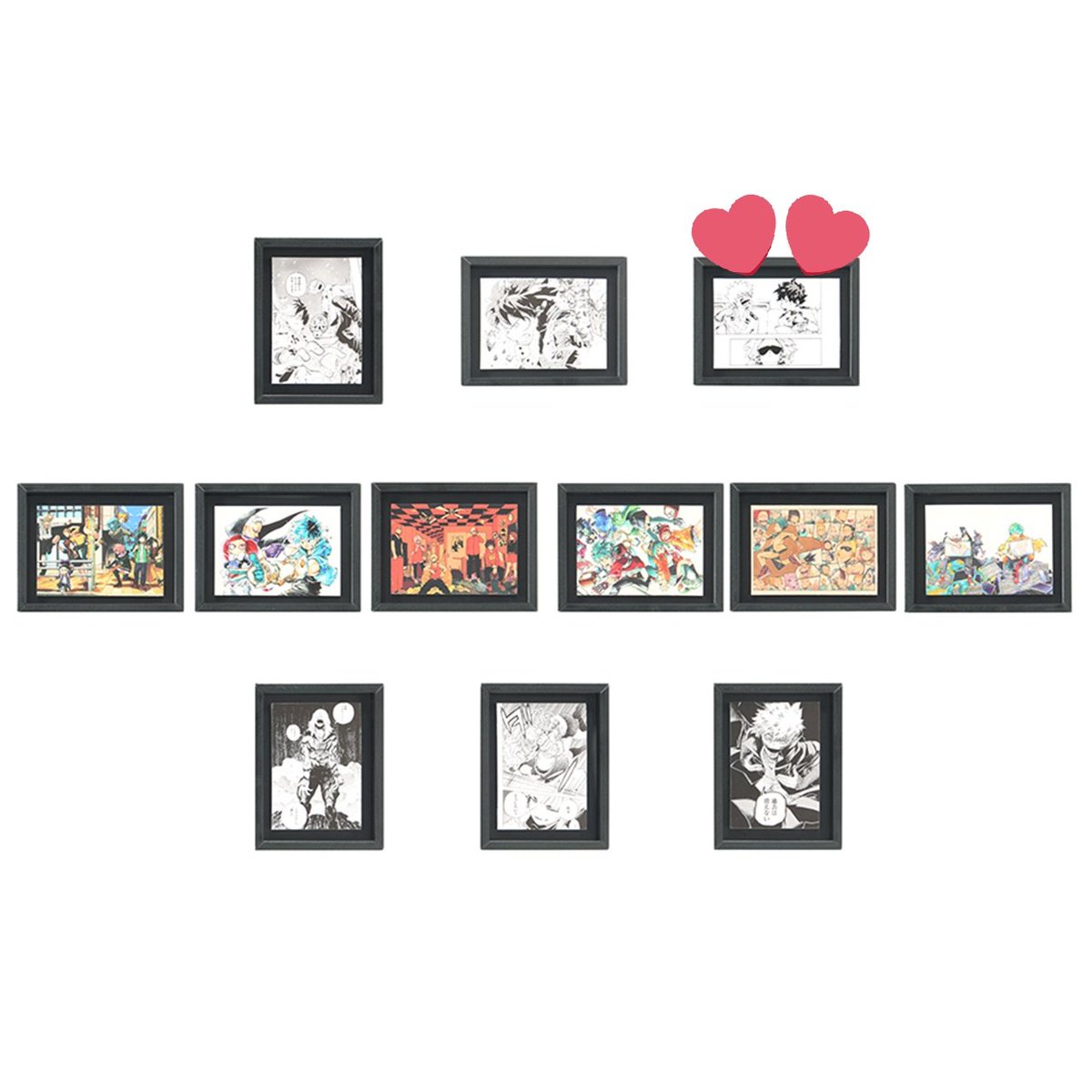 交換】ヒロアカ展 コマコレ2弾 譲：H爆豪&轟 J死柄木 求：I緑谷&爆豪