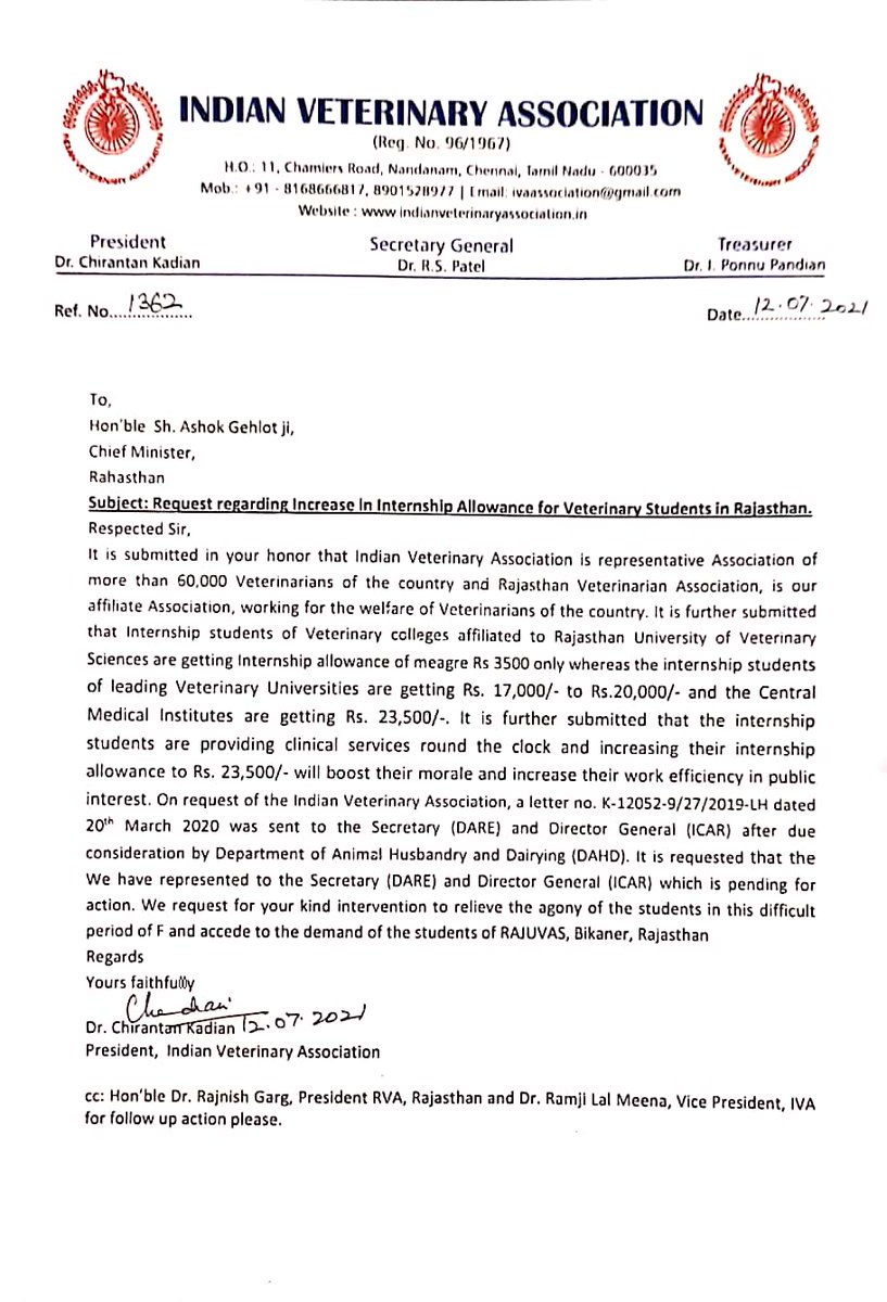 हारेगे नहीं 
झुकेगे नही 
बिखरेगे नही 
#Increase_Vet_Stipend* 
<a href="/icarindia/">Indian Council of Agricultural Research.</a> <a href="/Dept_of_AHD/">Dept of Animal Husbandry & Dairying, Min of FAH&D</a>  <a href="/atul1chaturvedi/">atul chaturvedi</a> <a href="/PRupala/">Parshottam Rupala</a> <a href="/drsanjeevbalyan/">Dr. Sanjeev Balyan</a> <a href="/narendramodi/">Narendra Modi</a> <a href="/ashokgehlot51/">Ashok Gehlot</a> <a href="/AHDRajasthan/">Department Of Animal Husbandry, Govt Of Rajasthan</a> <a href="/KatariaLalchand/">Lalchand Kataria</a> <a href="/drarushimalik/">Dr.Arushi Malik IAS</a> pic.x.com/RiVkl9A0VM