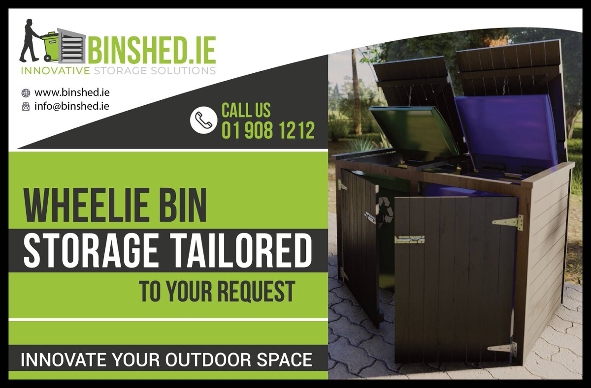 binshed_ie's tweet photo. Are you looking to take your garden to the next level this summer? 

Choose Quality over Quantity @BinShed.ie 
👇

☎️ 01-9081212
📧 Info@binshed.ie
W: 085 1000 105

#binstorage #BinShed #WheelieBinStorage https://t.co/L6ThpTyoKM