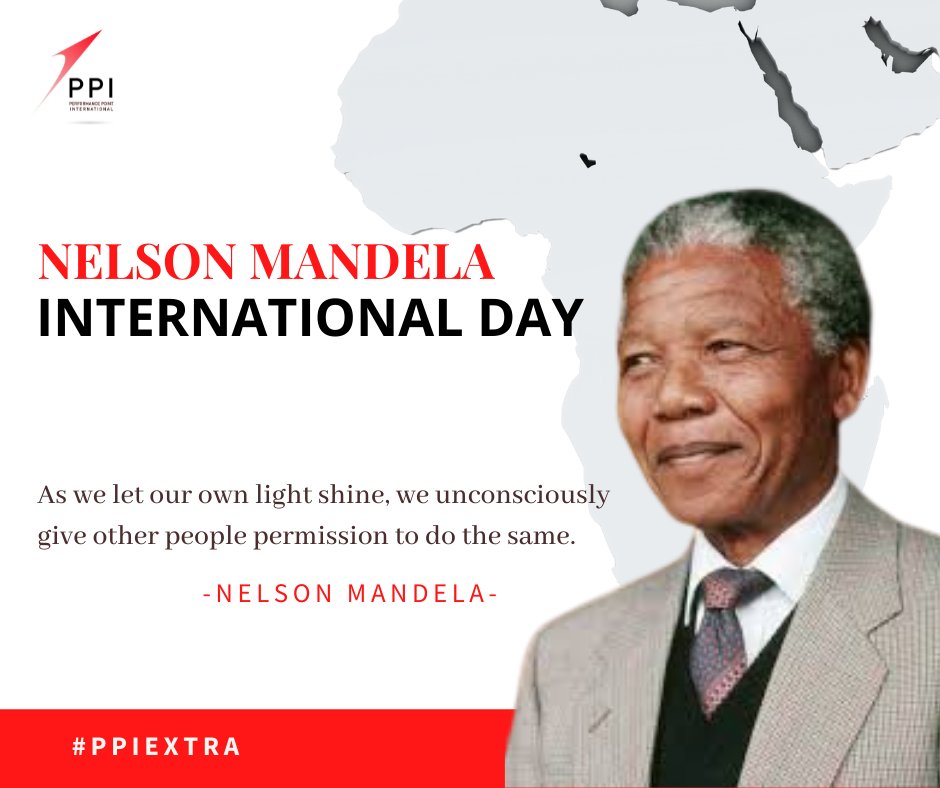 PPIextra's tweet photo. It always seems impossible until its done. -Nelson Mandela
Happy Nelson Mandela International Day!
#PPIextra #NelsonMandeladay #MandelaDay https://t.co/fEweV0zDz9