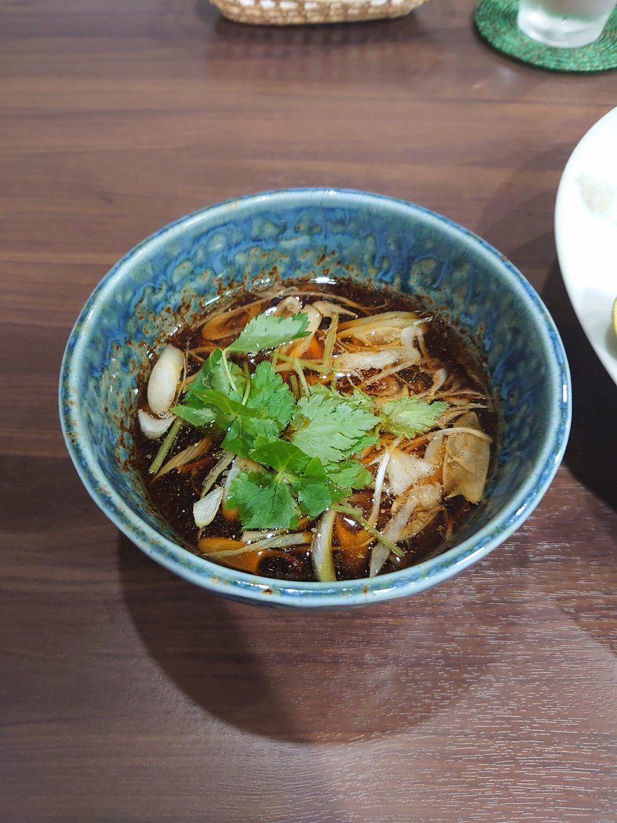 今日のラーメン⛩
郡山市　タイジンジャー🦆
鴨つけ麺
ごちそうさまです😀
