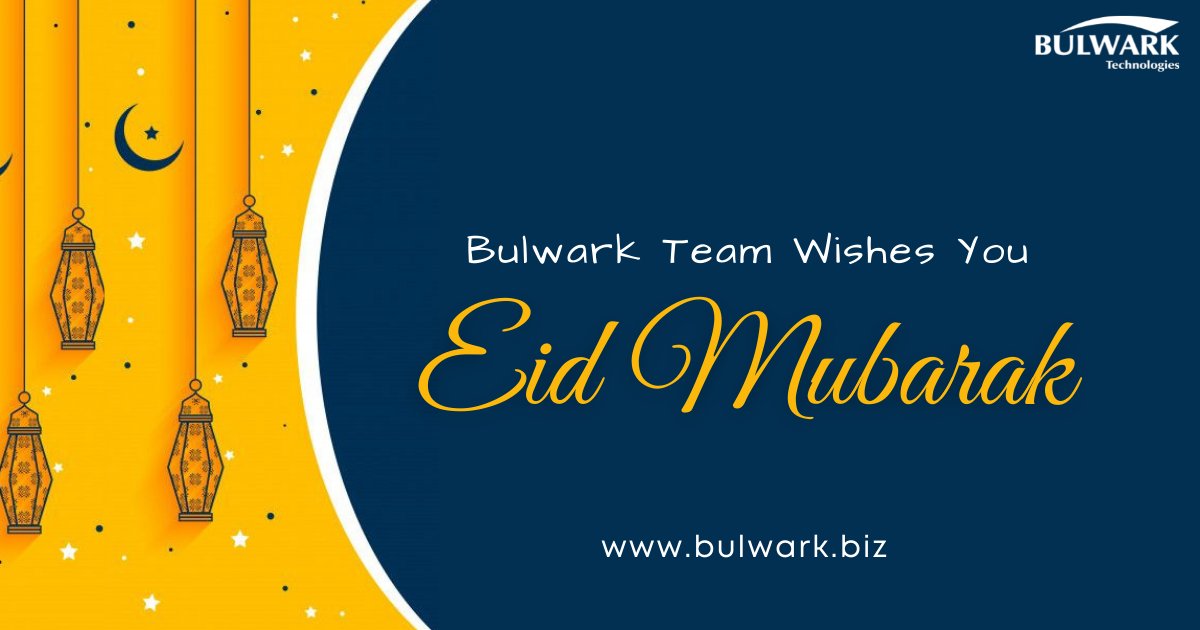 bulwarkllc's tweet photo. Bulwark wishes you all a very happy and prosperous EID!
#cybersecurity #ITSecurity #eiduladha2021 #eidmubarak https://t.co/gmSnsf1EdJ