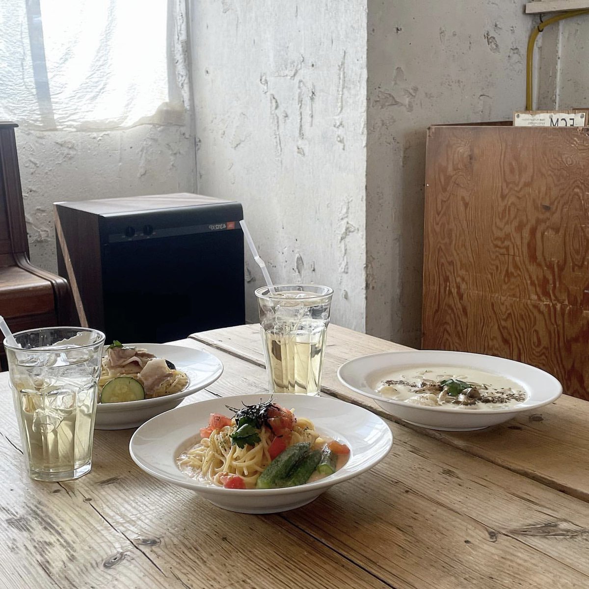 __chi__ho33's tweet photo. 今日はランチしてきた✨

クリームパスタが
濃厚で美味しかった😋

また明日から頑張るぞ🔥 https://t.co/Jbp6Pcbu28