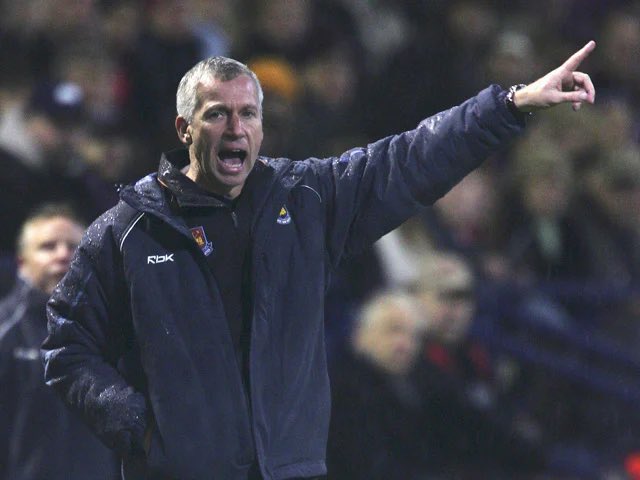 Happy birthday to Alan Pardew, who is 60 today! 

He managed West Ham between 2003 and 2006.  