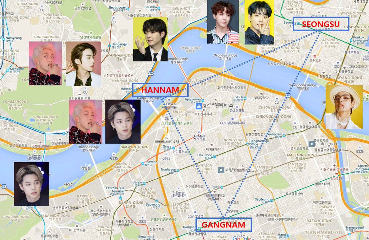 Johnnaver's tweet photo. #BTS picked #realestate in Korea.

GANGNAM
HANNAM
SEONGSU

https://t.co/8x7YTxPy1O https://t.co/eW16aFzn2g