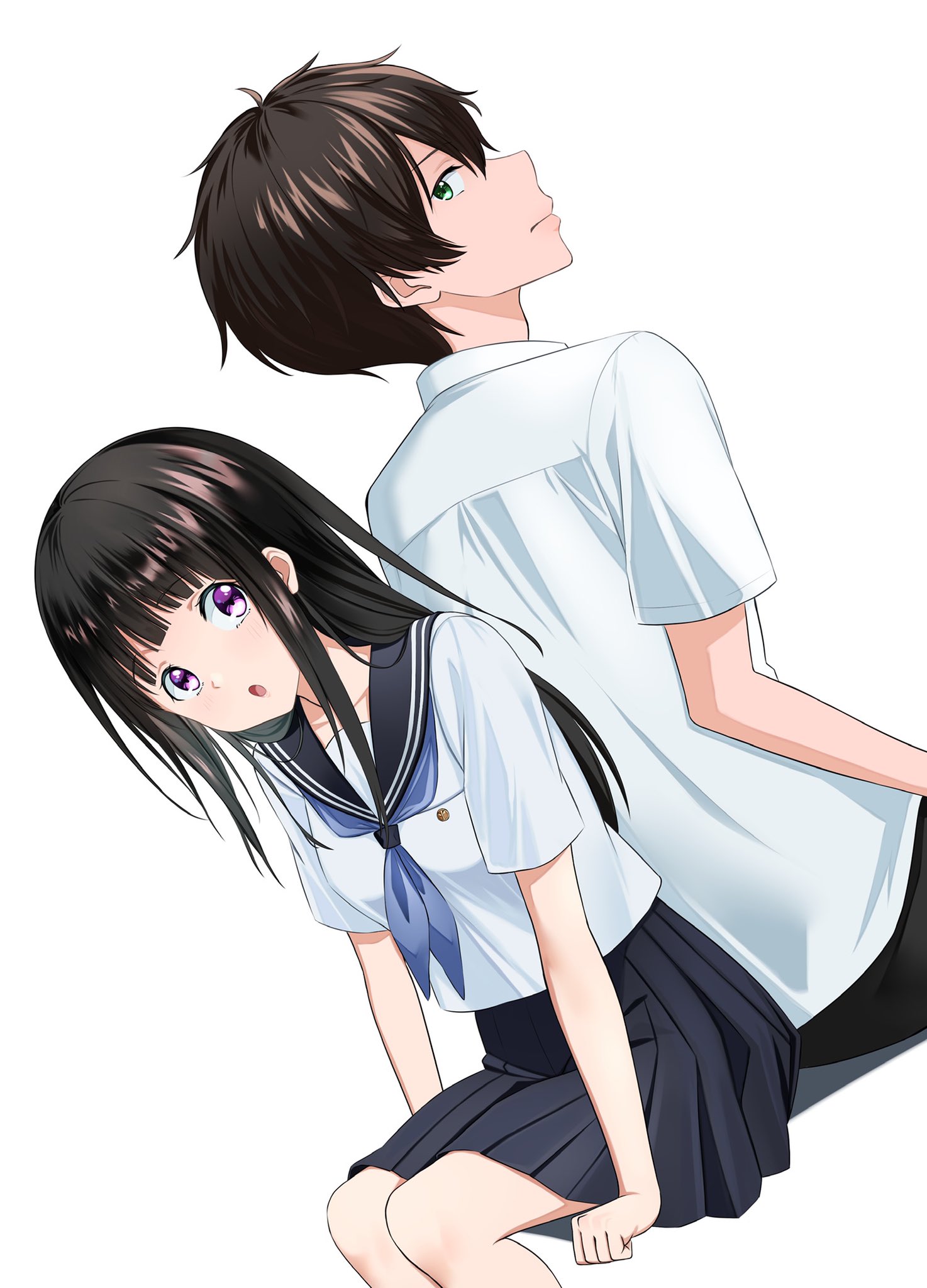 チロル 今まで描いてきた氷菓 再投稿 氷菓 千反田える 折木奉太郎 京アニ T Co S6wmdvy4cb Twitter