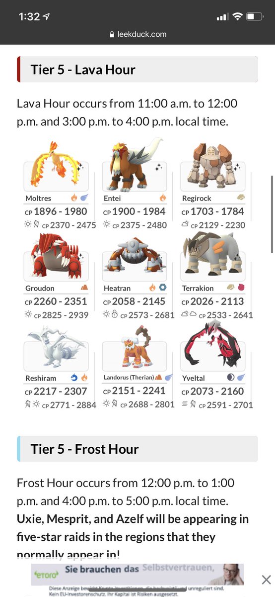 alcoholicbirdie's tweet photo. 15:00 - 16:00 Uhr/ 3pm - 4pm need help with Landorus! Dm me so we can fight together #landorusraid #pokemongo #PokemonGOraid https://t.co/npbCe15gvs