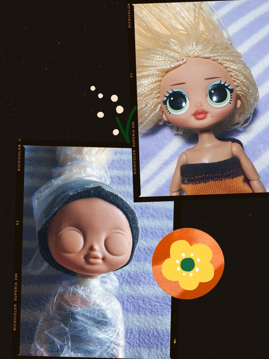 yammiemsa's tweet photo. What eye color will best fit one with golden hair? I'm gonna try to change the faceup of my niece's LOL OMG doll. #dollmakeover https://t.co/ivHsQnvbwT