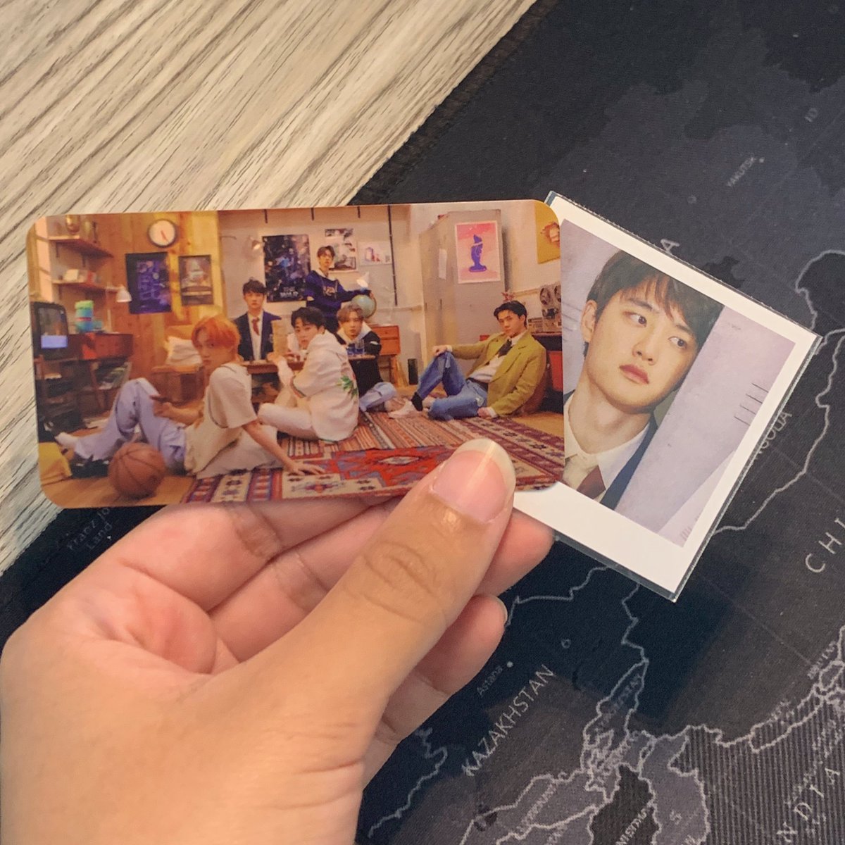 ได้ของแล้วนะคะ แงง คุณแม่ค้าทักเราหลายรอบมาก ขอบคุณนะคะ เคสสวยดีค่า ประทับใจ 🎮🎉 <a href="/mond__design/">EXO-SHIP SAGA 엑소 투명 폰케이스</a> #รีวิวหมี 💗