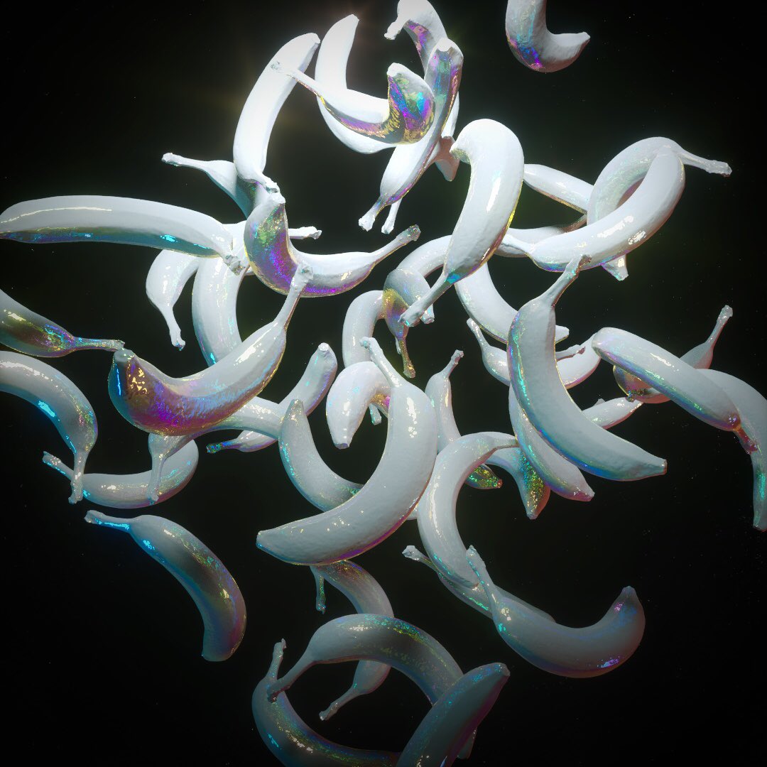 LukeLee0112's tweet photo. Banana 🍌 

#C4D #3D #digitalart #art #ArtistOnTwitter #cryptoart #NFTCommunity #NFTartists https://t.co/96zwNZRvqj