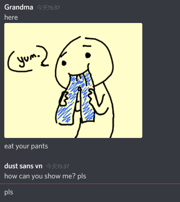 Eat_Your_Pants's tweet photo. Eat your pants lmao https://t.co/ZP20yHBScS