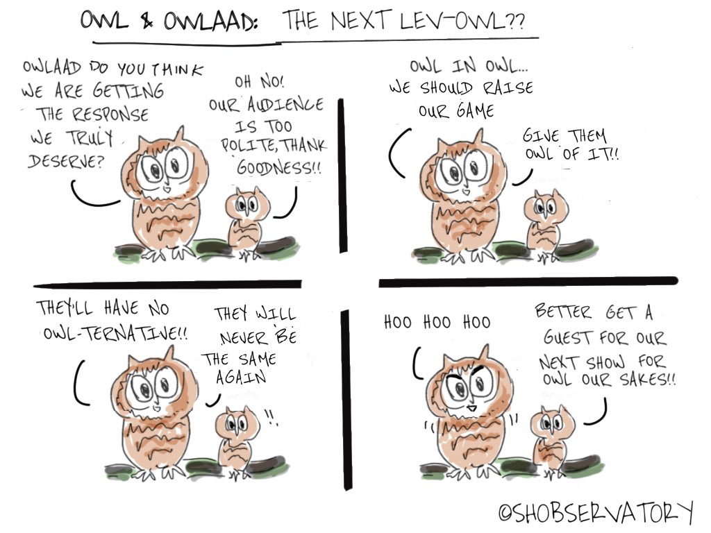 OOwlaad's tweet photo. Owl is planning to raise the volume and velocity and take things to the new lev-owl. Owlaad is fearful!! https://t.co/EcTdEJmHcP