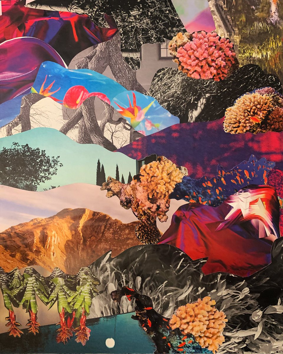 vanessat88_'s tweet photo. Check out my art page on Instagram @art_by_v_  Nighttime #collageart  #mixedmediaart #mixedmediacollage #anstractart #ArtistOnTwitter #coralreef #fantasy https://t.co/y4HSyM6E7M
